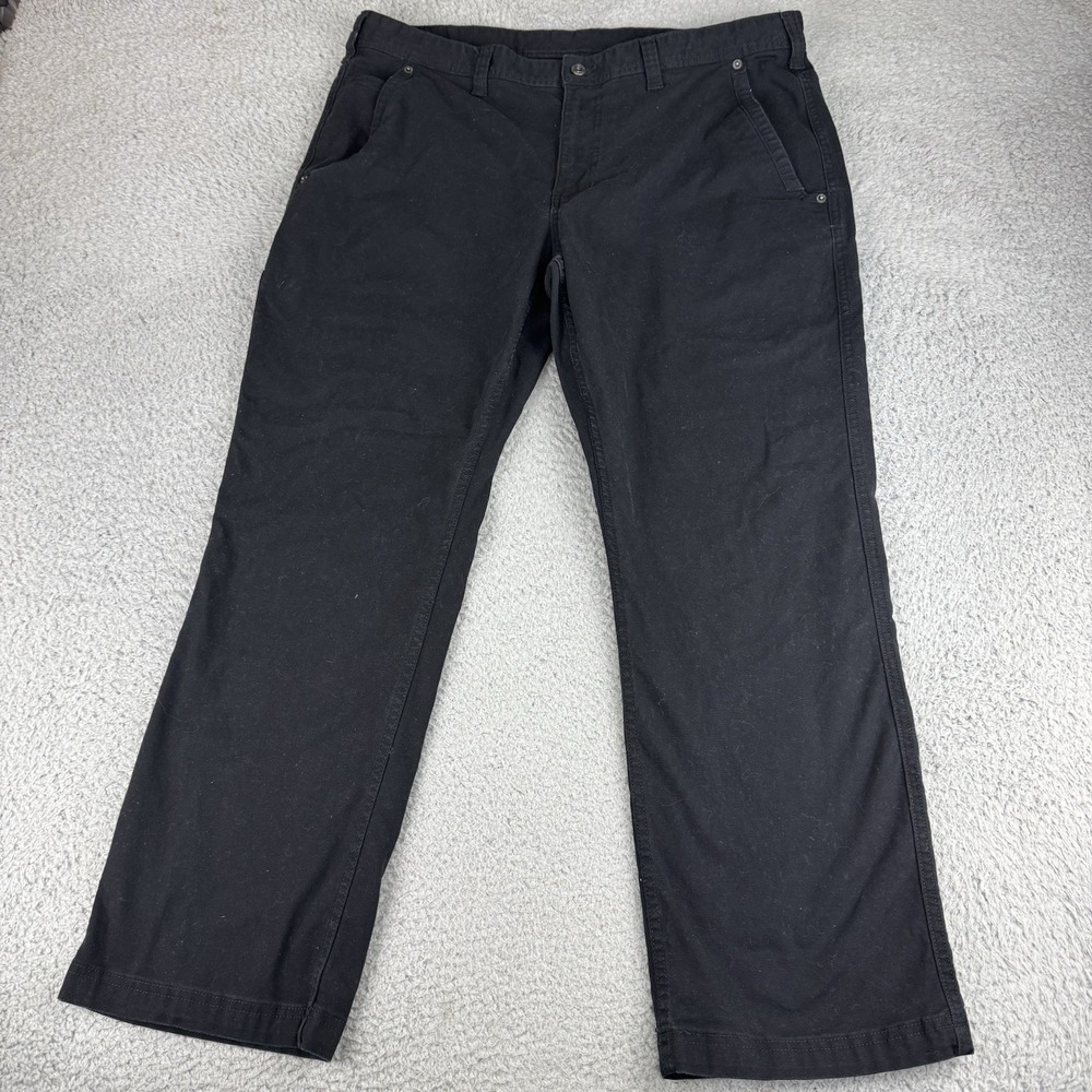 Eddie Bauer Black Jean Pants Men's Size 38x30‎ Specialty Dyed